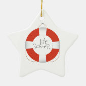 Life Saver Keramisch Ornament (Voorkant)