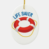 Life Saver Keramisch Ornament (Voorkant)
