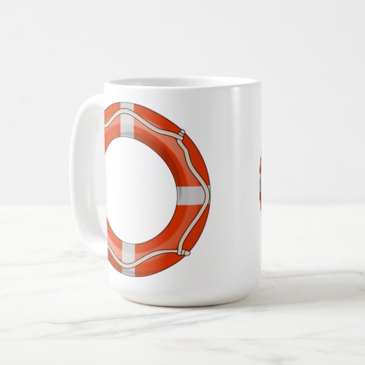 Life Saver Personal Flotation Device Koffiemok (Voorkant links)