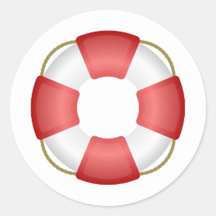 Life Saver Ronde Sticker