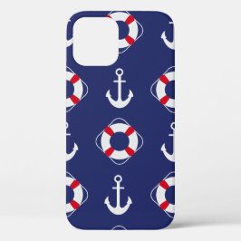 Life Savers & Anchors Nautical Pattern Case-Mate iPhone Case