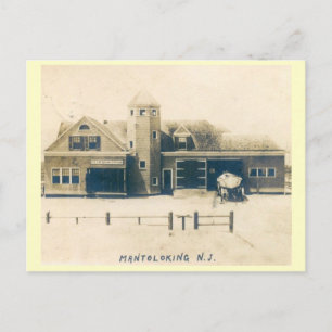 Life Saving Station, Mantoloking, NJ Vintage Briefkaart