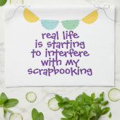 Life & Scrapbooking Tea Towel Kitchen Towel Theedoek (Gevouwen)