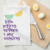 Life & Scrapbooking Tea Towel Kitchen Towel Theedoek (Quarter Fold)