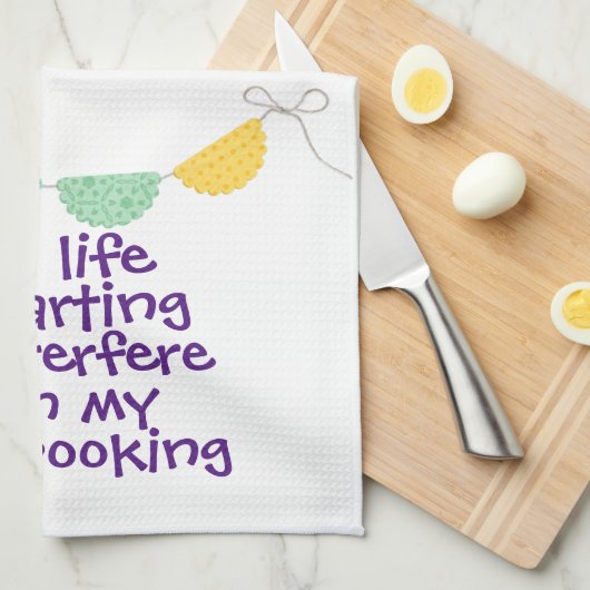 Life & Scrapbooking Tea Towel Kitchen Towel Theedoek (Quarter Fold)