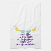 Life & Scrapbooking Tea Towel Kitchen Towel Theedoek (Verticaal)