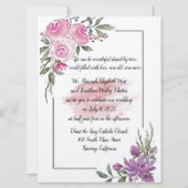 Life Shared Charming Wedding Invitation Kaart (Voorkant)