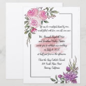 Life Shared Charming Wedding Invitation Kaart (Voorkant / Achterkant)