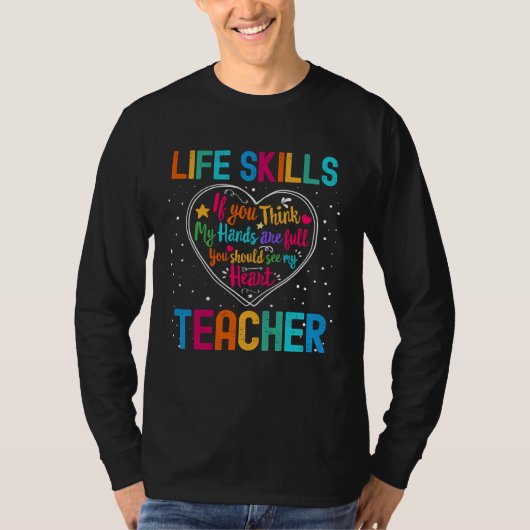 Life Skills Teacher Appreciation Week Back to Scho T-shirt (Voorkant)