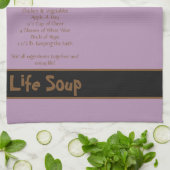 Life Soep Keukenhanddoek (Gevouwen)