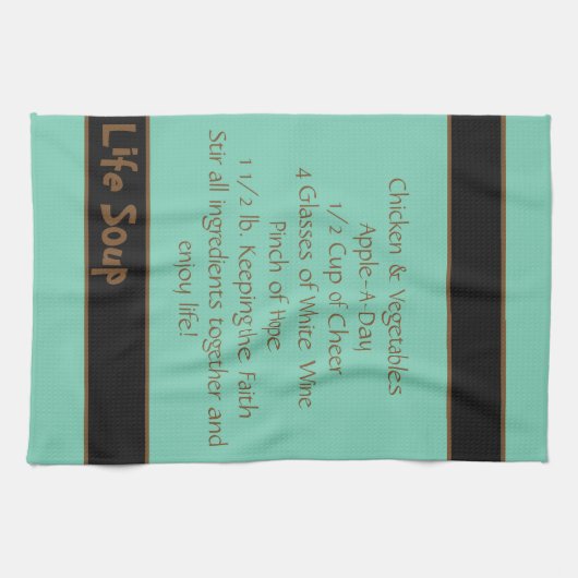 Life Soup Kitchen Towel-Double Stripe Theedoek (Horizontaal)
