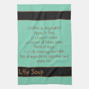 Life Soup Kitchen Towel-Double Stripe Theedoek