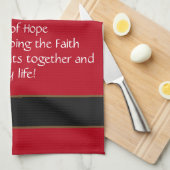 Life Soup Kitchen Towel-Double Stripe Theedoek (Quarter Fold)