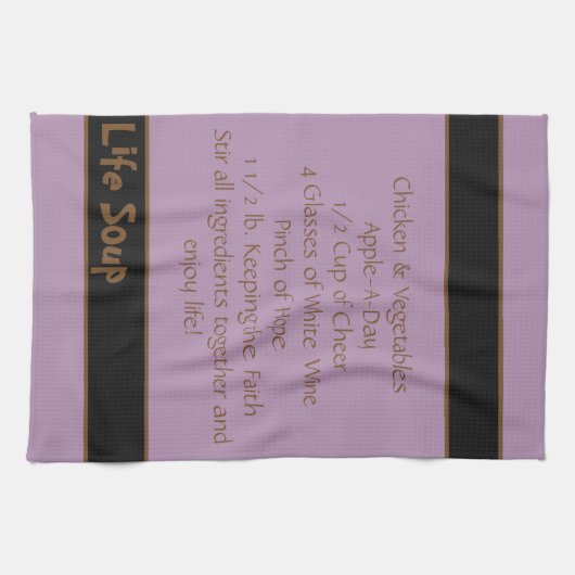 Life Soup Kitchen Towel-Double Stripe Theedoek (Horizontaal)