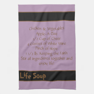 Life Soup Kitchen Towel-Double Stripe Theedoek