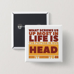 Life - Square Button
