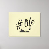 #Life stretched canvas voor liefhebbers van het st (Voorkant)