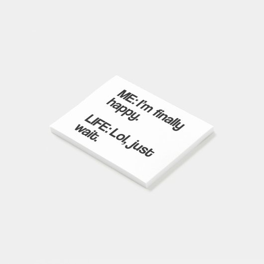 Life Sucks Post-it® Notes (Schuin)