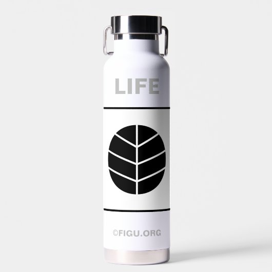 Life-symbool Waterfles (Voorkant)