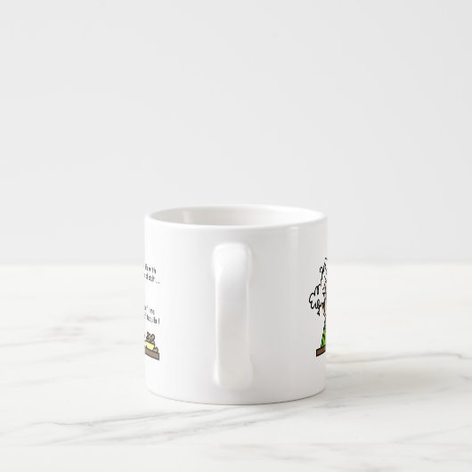 Life & Tequila Humor Espresso Kop (Achterkant)