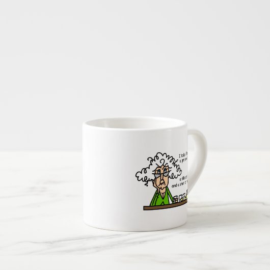 Life & Tequila Humor Espresso Kop (Voorkant rechts)