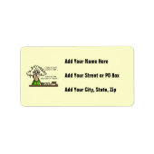 Life & Tequila Humor Etiket (Voorkant)