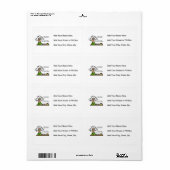 Life & Tequila Humor Etiket (Full Sheet)