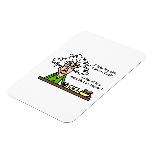 Life & Tequila Humor Magneet (Linkerzijde)