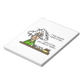 Life & Tequila Humor Notitieblok (Linkerzijde)