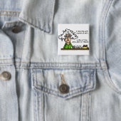 Life & Tequila Humor Vierkante Button 5,1 Cm (In situ)