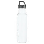 Life & Tequila Humor Waterfles (Achterkant)