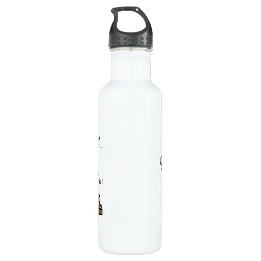 Life & Tequila Humor Waterfles (Achterkant)