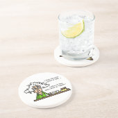 Life & Tequila Humor Zandsteen Onderzetter (Zijkant)