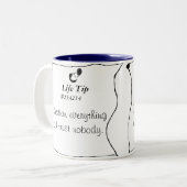 Life Tip #254214 Tweekleurige Koffiemok (Voorkant links)