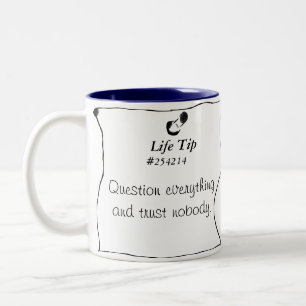 Life Tip #254214 Tweekleurige Koffiemok