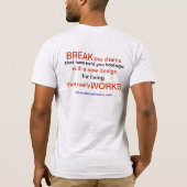 Life Transformation Inc Logo en Quote T-shirt (Achterkant)