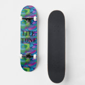LIFE TUNE SKATEBOARD ONTWERP VAN KUNSTENAAR PAULA (Voorkant)