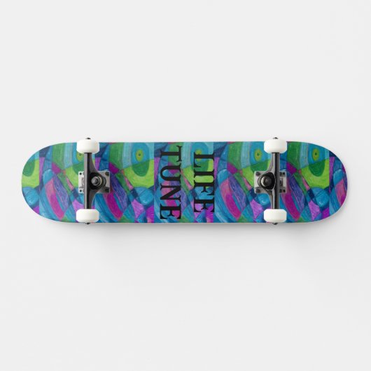 LIFE TUNE SKATEBOARD ONTWERP VAN KUNSTENAAR PAULA (Horizontaal)