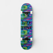 LIFE TUNE SKATEBOARD ONTWERP VAN KUNSTENAAR PAULA (Voorkant)