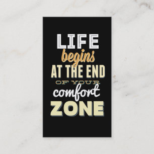 Life Typografie Aangepast Visitekaartje