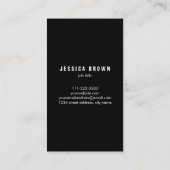 Life Typografie Aangepast Visitekaartje (Achterkant)