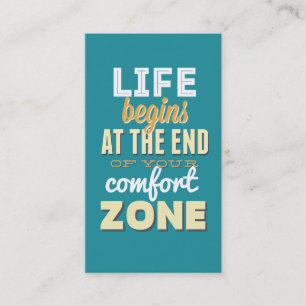 Life  Typografie Aangepast Visitekaartje