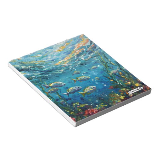 Life Under The Sea Notitieblok (Schuin)