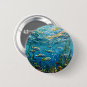 Life Under The Sea Ronde Button 5,7 Cm (Voorkant /achterkant)