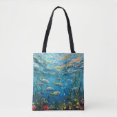 Life Under The Sea Tote Bag (Voorkant)