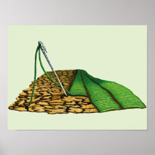 Life Vein - Surreal Hand Getekende Natuur Kunst Po Poster