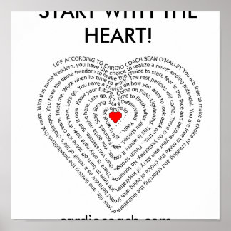 Life Volgens het Poster Cardio Coach