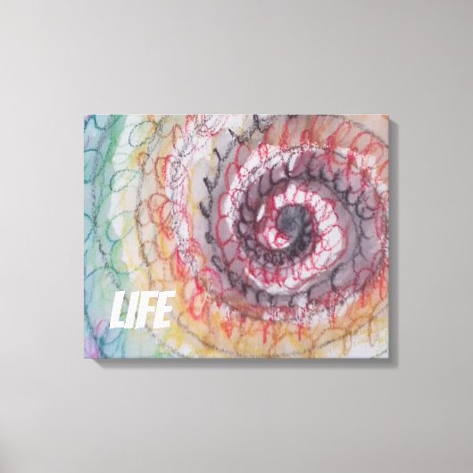 LIFE WALL ART PRINT VAN KUNSTENAAR PAULA REILLY. (Voorkant)
