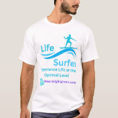 Life Wave Surfer Wearelightgivers.com T-shirt (Voorkant)