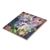 Life Whispers beluisteren Digitale tv-collage Tegeltje (Zijkant)